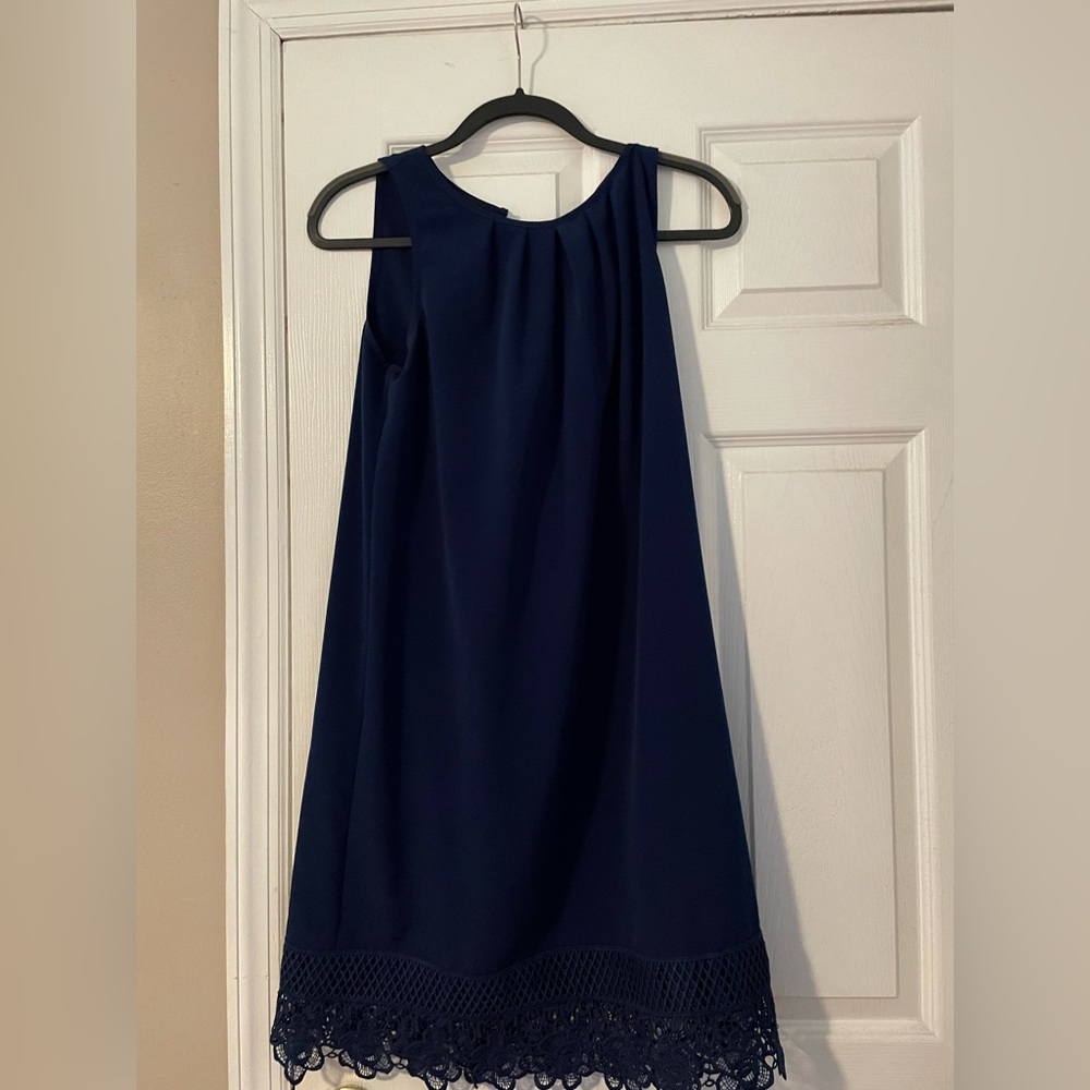 AB Studio dress. Size 8. Navy